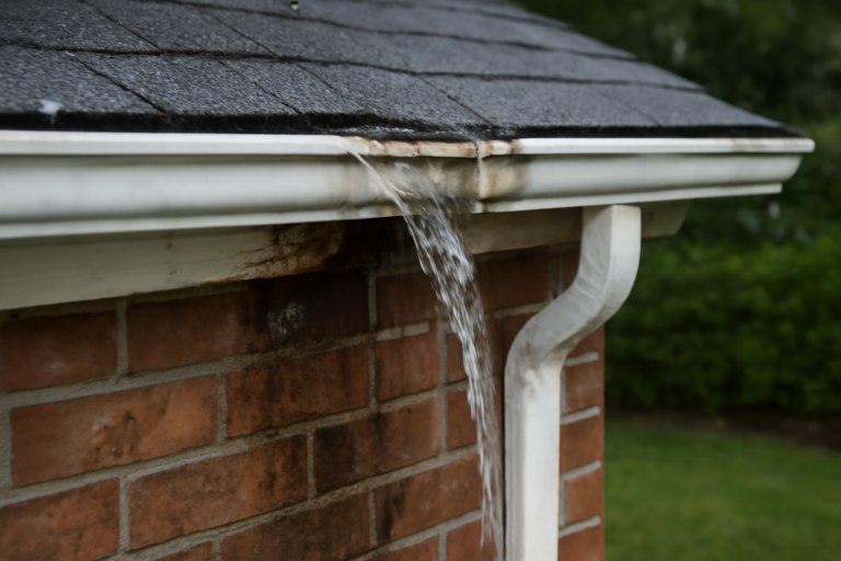 Gutter Overflow Water Removal