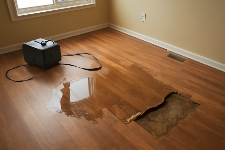 Laminate Floor Water Extraction