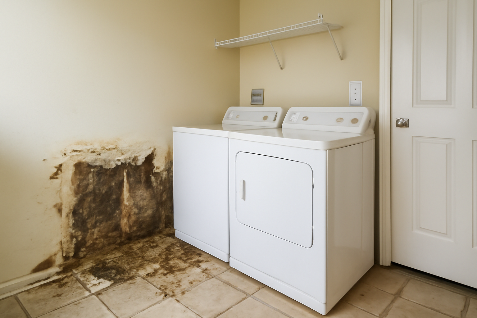 Laundry Room Water Damage Restoration in Sidney, IA
