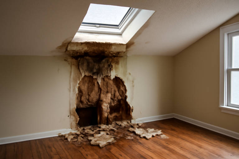 Skylight Leak Water Removal