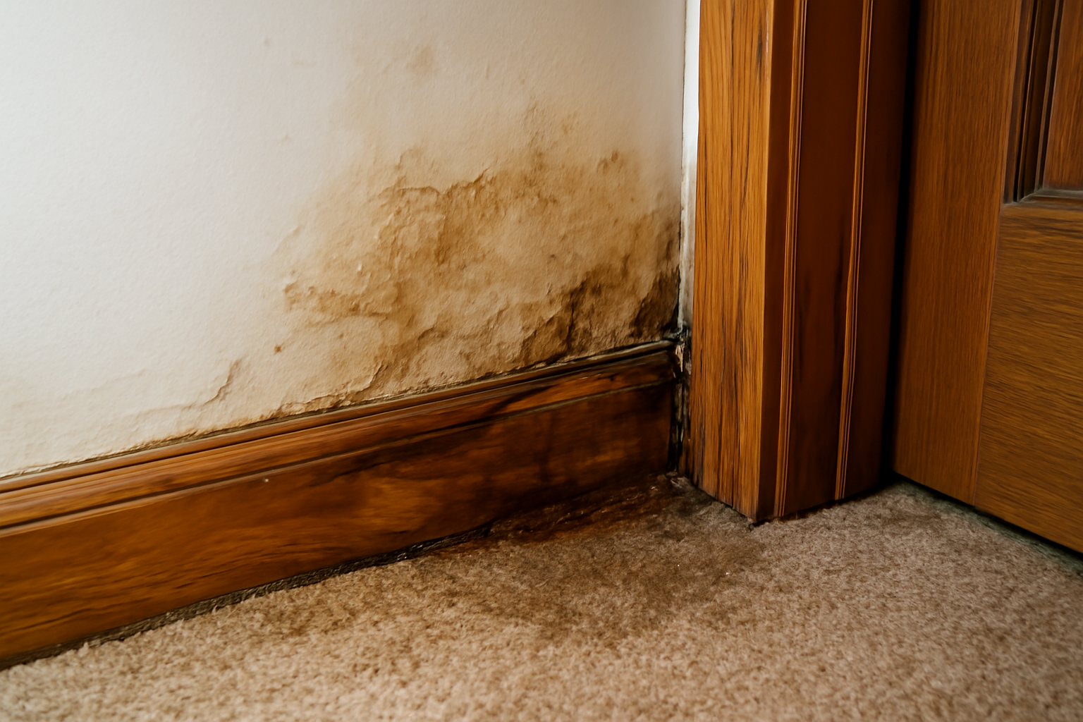 Wood Trim Water Damage Restoration in Laurel, NE
